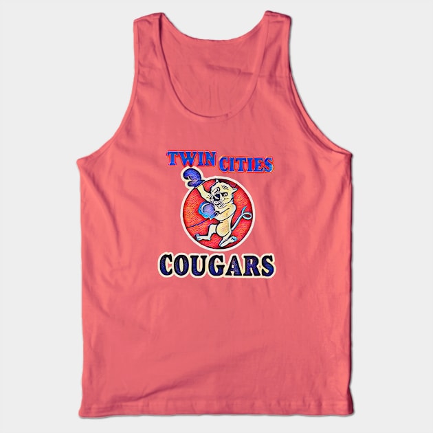 Twin Cities Cougars Football Tank Top by Kitta’s Shop